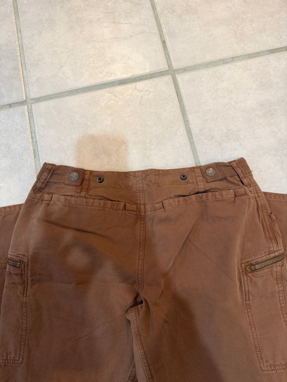 We The Free Low Rise Sedona Cargo Pant Toffee Color Size 6 Straight Leg NWT - Picture 7 of 8